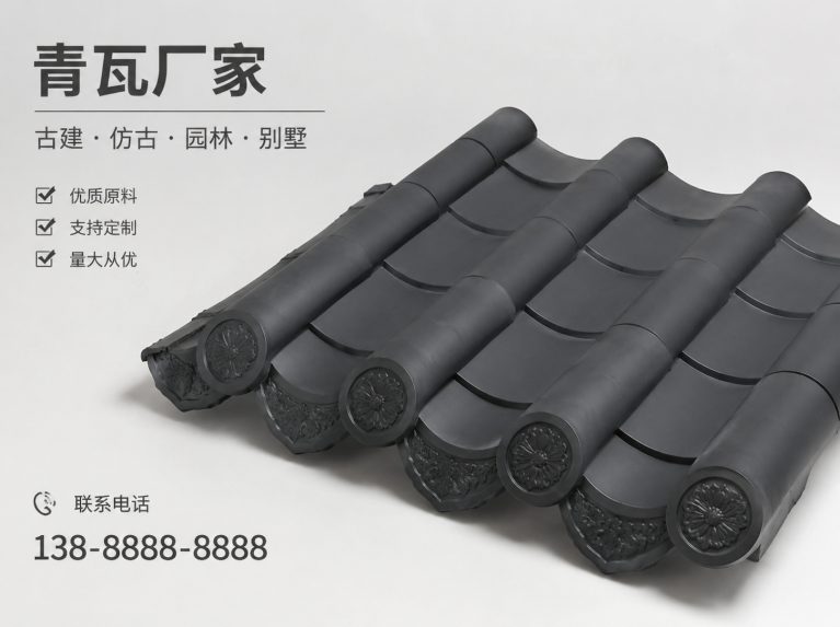 九江古建脊瓦与封头瓦